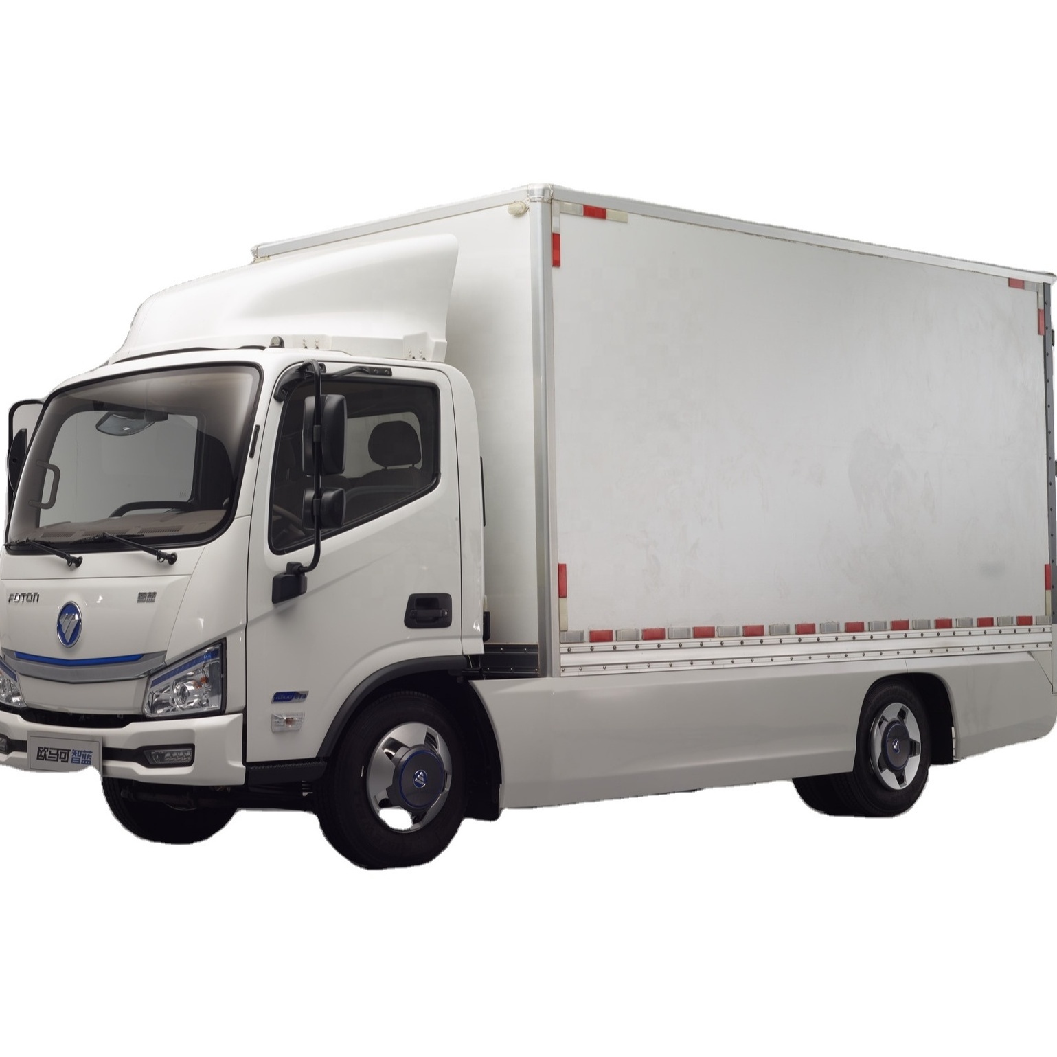 China manufacturer cargo van truck used 81.14 kW/h electric used chinese trucks 300-400km used cargos trucks for sale