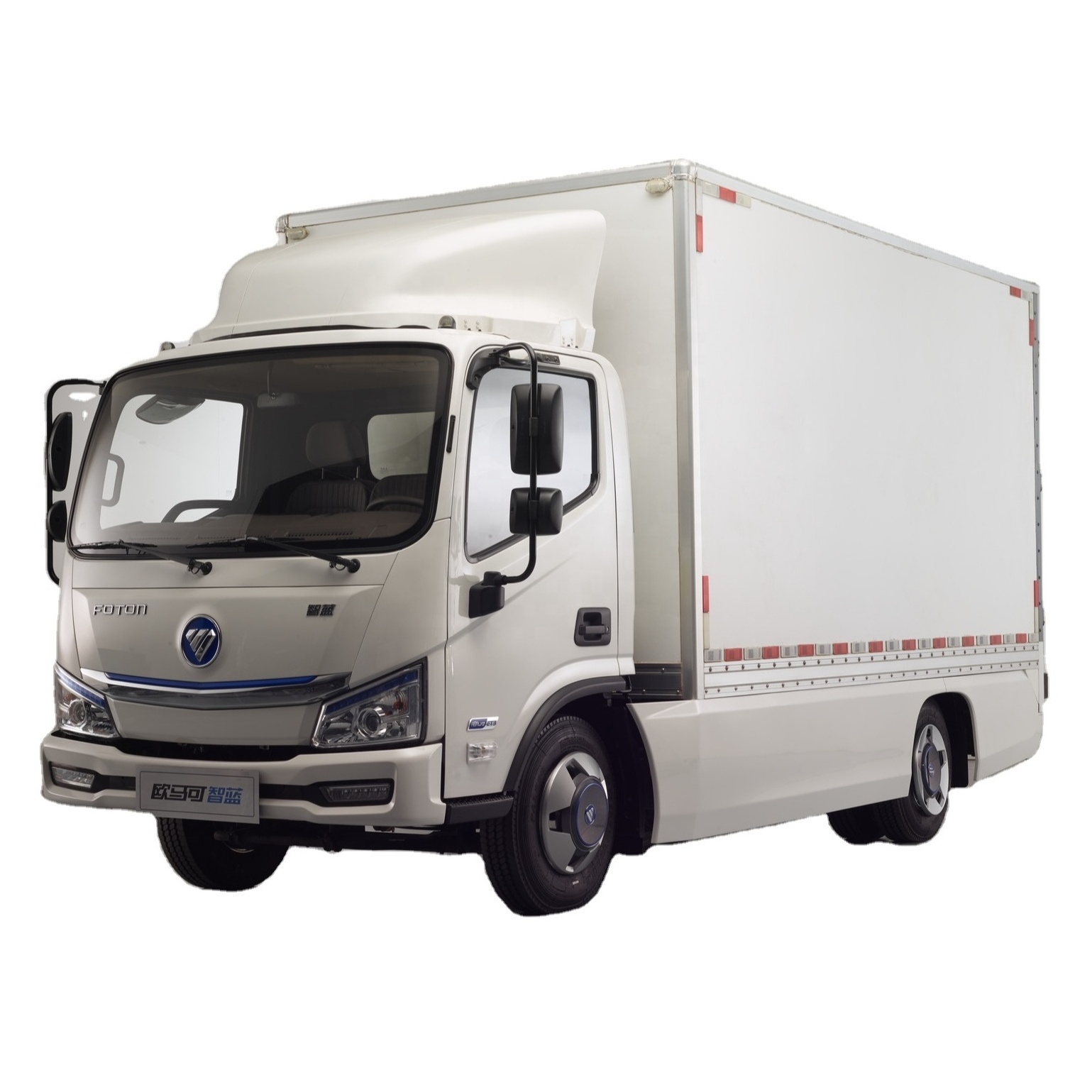 China manufacturer cargo van truck used 81.14 kW/h electric used chinese trucks 300-400km used cargos trucks for sale