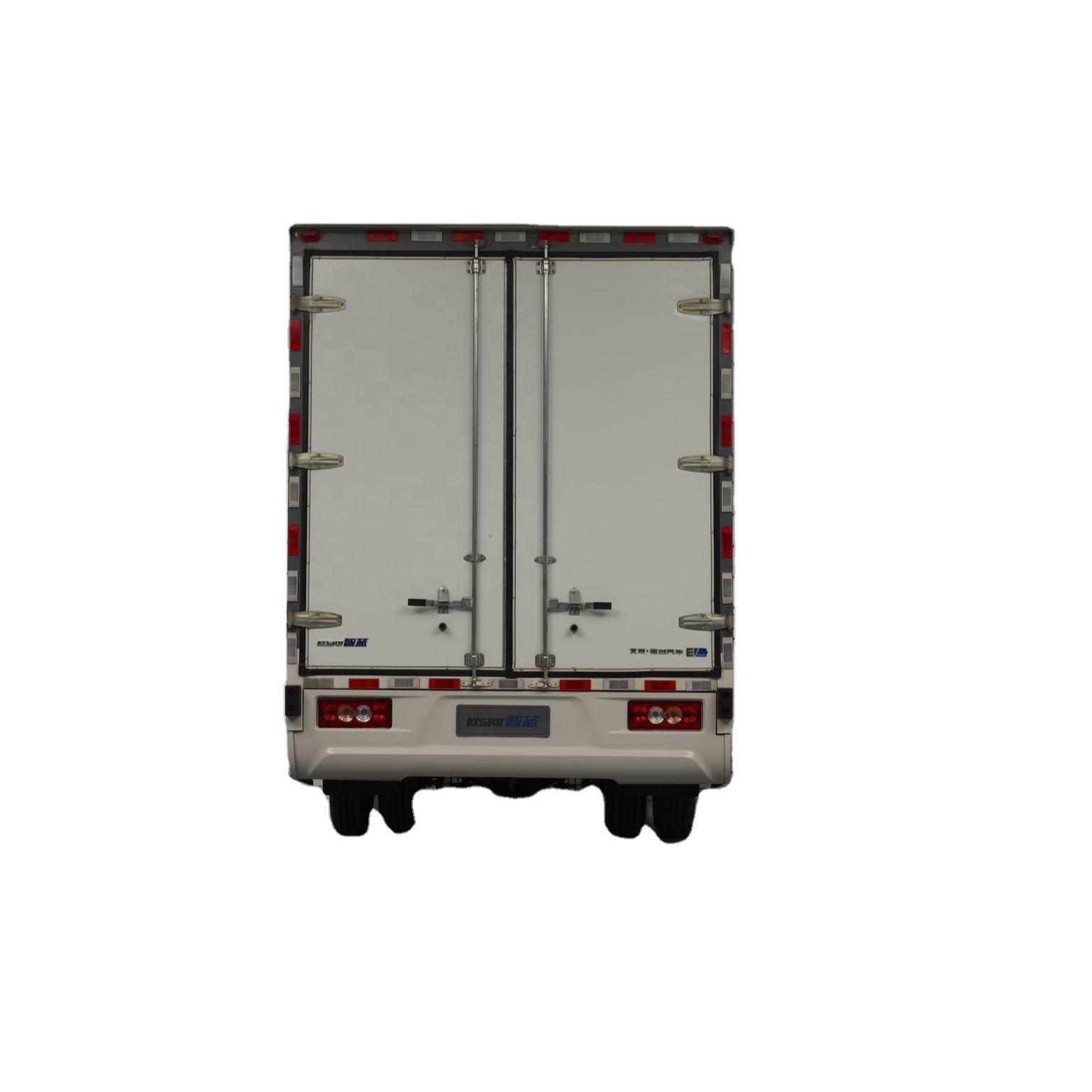 China manufacturer cargo van truck used 81.14 kW/h electric used chinese trucks 300-400km used cargos trucks for sale