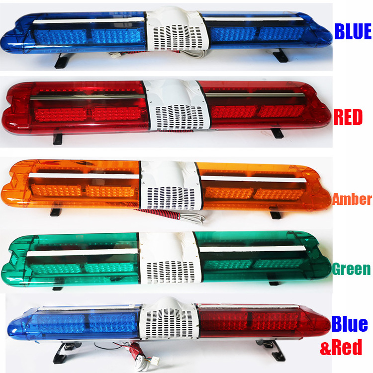 12V/24V LED Warning Strobe Light Bar For Truck Car Fire Truck Ambulance Alarm Flashing Lightbar With Siren Horn Speaker