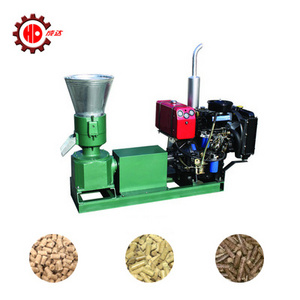 diesel engine animal biomass small chicken products goat feed pellet making machine