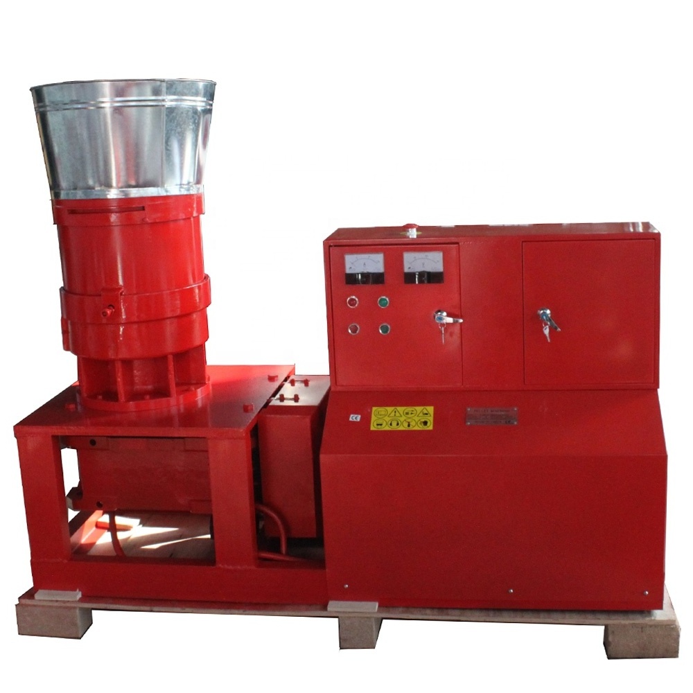 MKL395 biomass wood pellet mill machine with CE certification free sea shipping to port