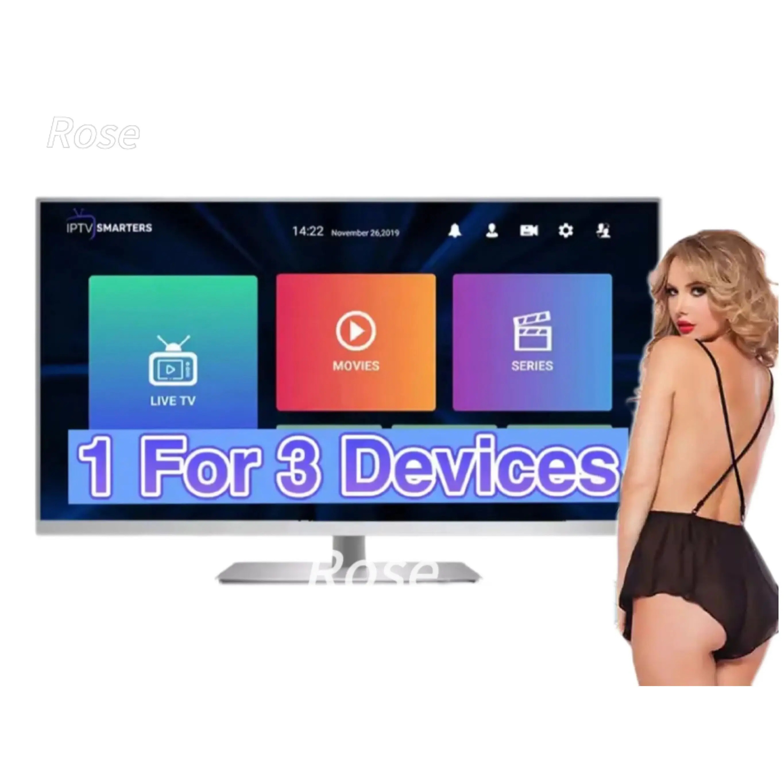 Free Test IPTV For 3 Devices 4K IPTV X98H 2gb 4gb 16gb 32gb 64gb Android 12 Allwinner h618 4K Smart Tv Set Top Box