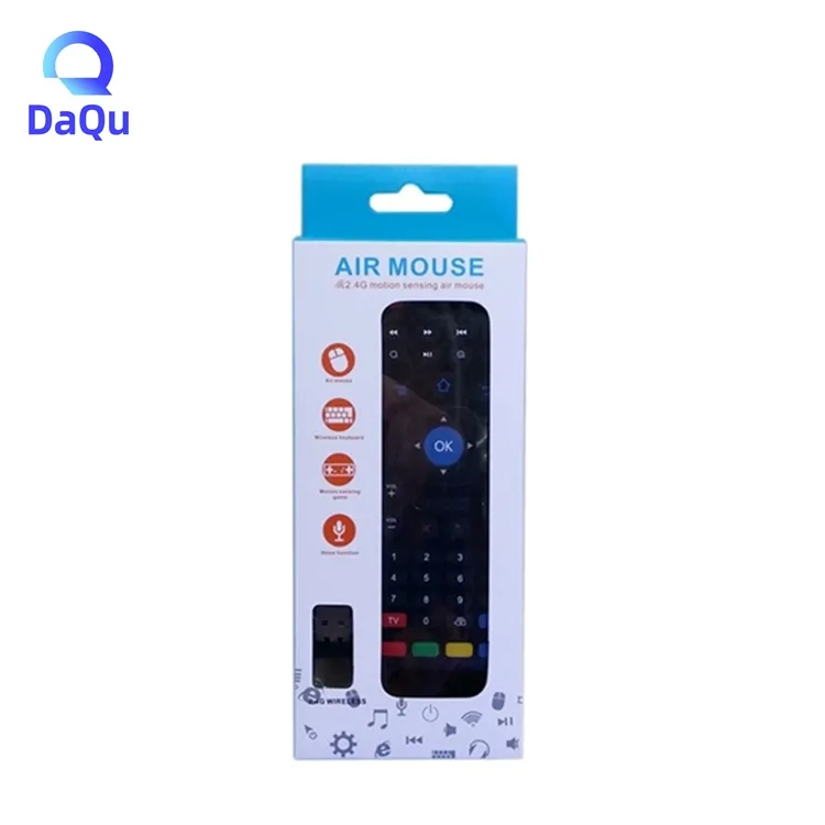 2023   New Remote Control Factory of Backlit MX3 Air fly mouse 2.4G backlight wireless keyboard MX3 for android tv box