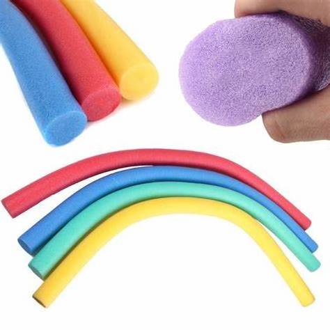 Flexible Swimming Pool Noodles  Water Aid DIY Toys Woggle Noodles Hollow Learn Foam Swimming Pool Tube