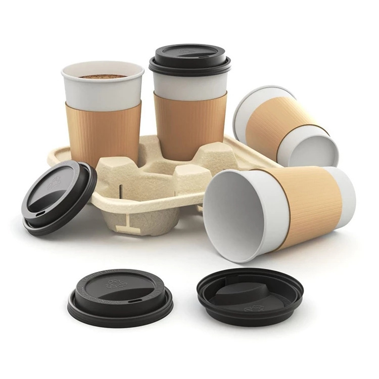 20oz Greaseproof Paper 16 Oz Coffee Cups With Lids