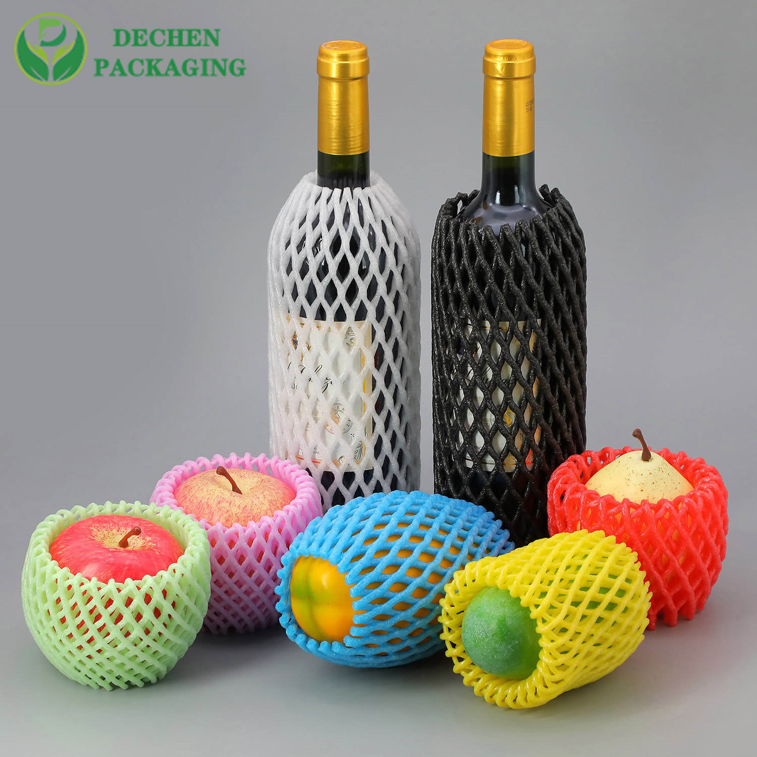 Melon Foam Net Fresh Fruit Packing Epe Foam Mesh Bottle Protective Sleeve Net