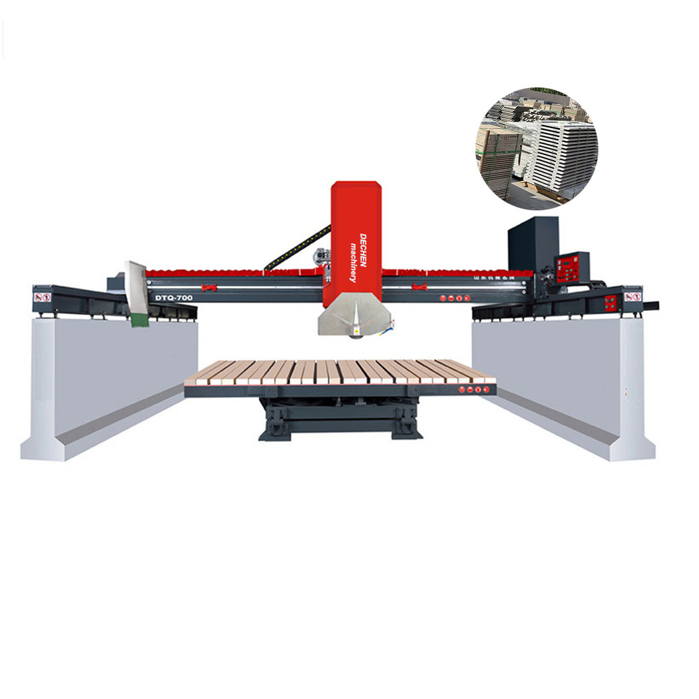 CNC 3 4 Axis cutting stone machine marble granite bridge saw slab cutter machinery