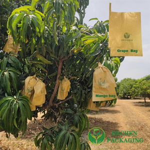 Custard Apple Banana Guava Grape Protective Bag Cover Mango Fruit Protection Paper Bags Agriculture Heat Seal Wax Coated Paper