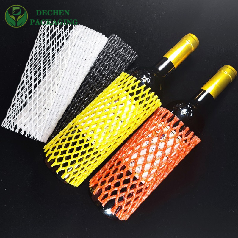 Mesh Plastic Net Bottle Foam Protective Net Glass Bottle Packaging Sleeve Net