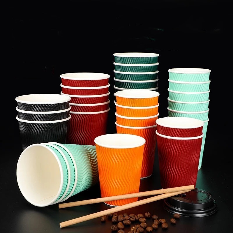 20oz Greaseproof Paper 16 Oz Coffee Cups With Lids