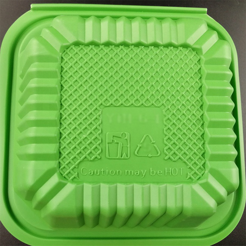 To Go Containers Eco Friendly Disposable Envases Transparente Biodegradables Para Comida 2 Layer Lunch Box