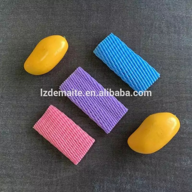 stone fruit packing polyethylene foam packaging material mesh netting