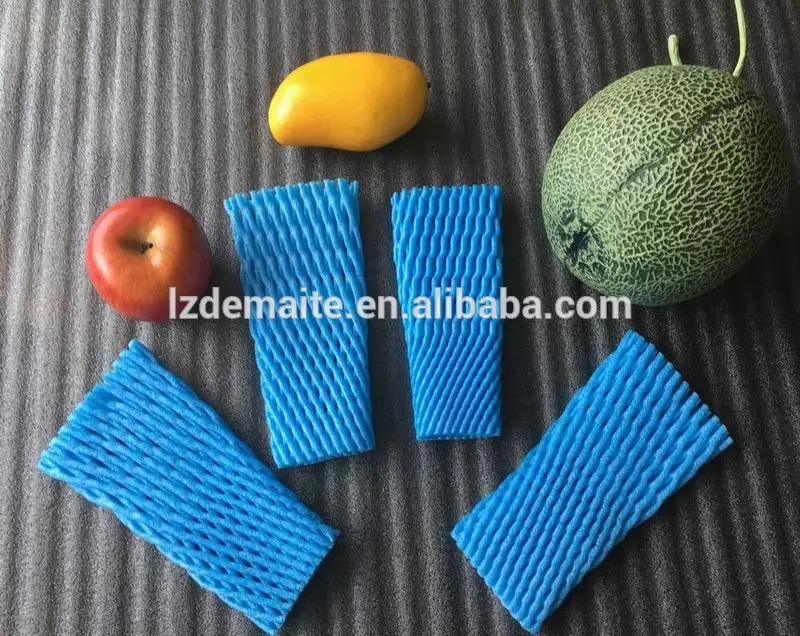 stone fruit packing polyethylene foam packaging material mesh netting