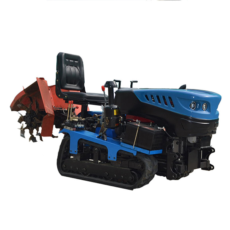 35 HP Diesel Engine Multifunction Ridden Type Distant Controlled Mini Tiller Cultivators Power Tillers