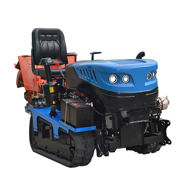 35 HP Diesel Engine Multifunction Ridden Type Distant Controlled Mini Tiller Cultivators Power Tillers