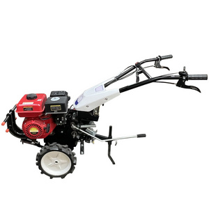 Two-Wheel Weeder Tiller Multifunctional Mini Walking Tractors Micro Tillage Machine Garden Green Power Tiller