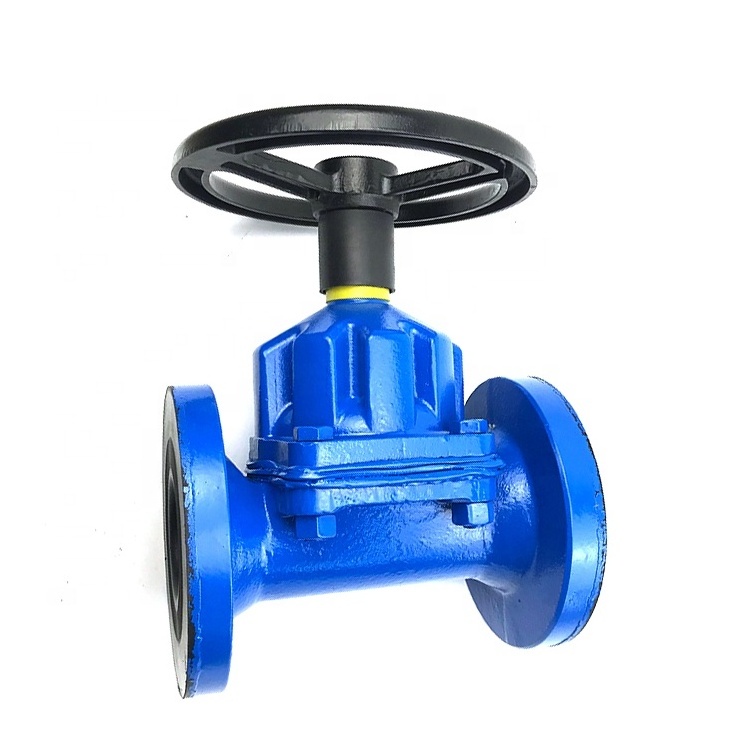 Cast Iron material Body BS Standard KB Type Saunders Diaphragm Valve