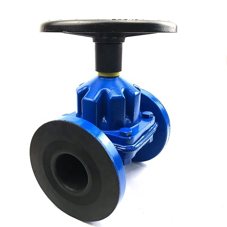 Cast Iron material Body BS Standard KB Type Saunders Diaphragm Valve