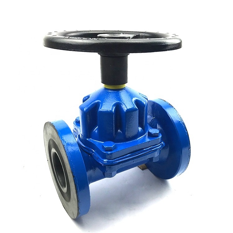 Cast Iron material Body BS Standard KB Type Saunders Diaphragm Valve