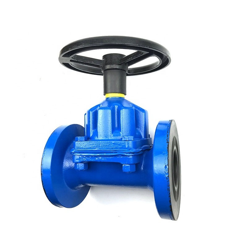 Cast Iron material Body BS Standard KB Type Saunders Diaphragm Valve