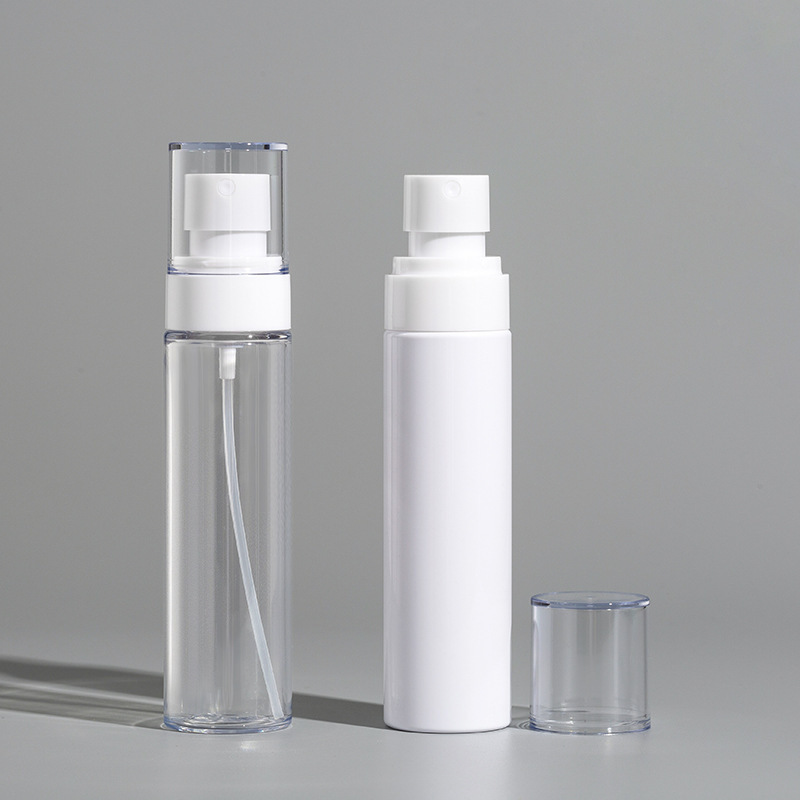 250ml dual chamber airless pump bottle beauty product packaging plastic spray bottles for cosmetic