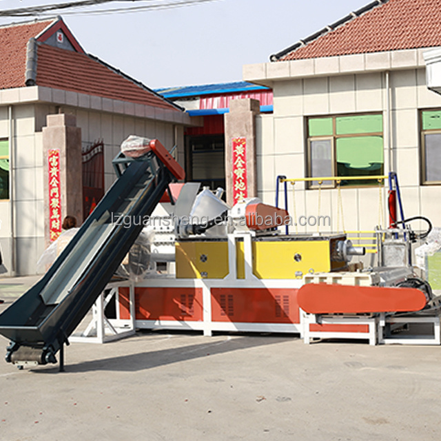 EPS Recycled Hot Melter Plastic Melter HDPE PP waste plastic pelletizer pelletizing machine plastic granulators