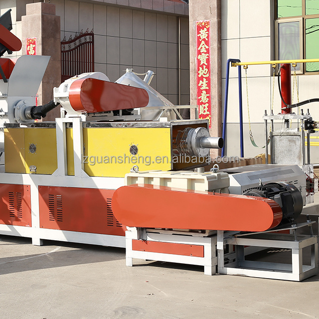 EPS Recycled Hot Melter Plastic Melter HDPE PP waste plastic pelletizer pelletizing machine plastic granulators