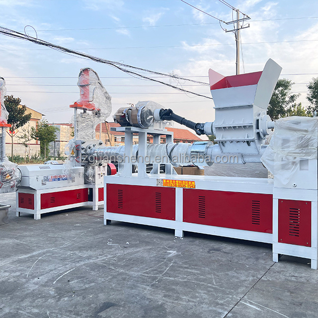 Film Plastic Granulator PP PE HDPE LDPE LLDPE Plastic pelletizer pelletizing Waste Plastic Recycling Machine