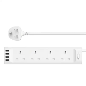 High Quality Multi Socket Plug Sockets Universal 4 USB Ports Multi Plug Power Adapters