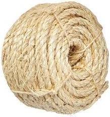 1/4-Inch X 100-Feet Natural Fiber Twisted Sisal Strand Packaging Rope Twine