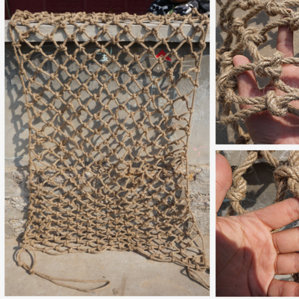 Heavy Duty Jute Twine Trellis Netting Climbing Plant Support for Outdoor Garden Packaging Ropes