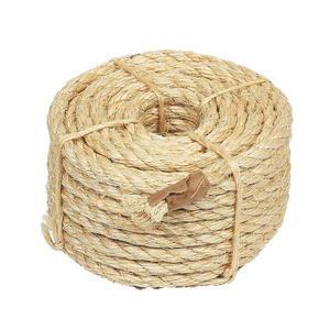 1/4-Inch X 100-Feet Natural Fiber Twisted Sisal Strand Packaging Rope Twine