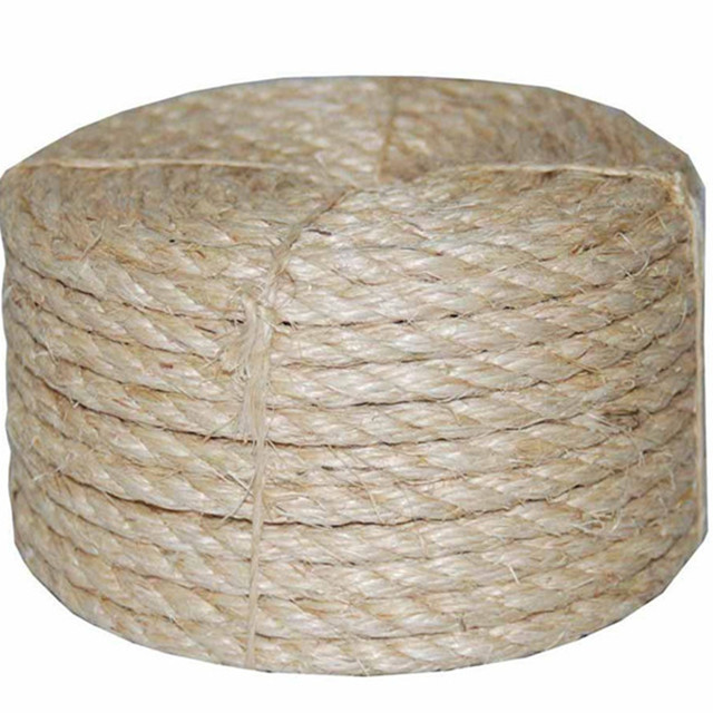 1/4-Inch X 100-Feet Natural Fiber Twisted Sisal Strand Packaging Rope Twine