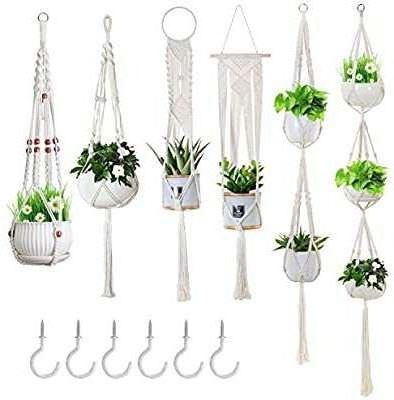 Wall Vase Hanging Air Plants Pot Decorative Cotton Wall Plant Holder