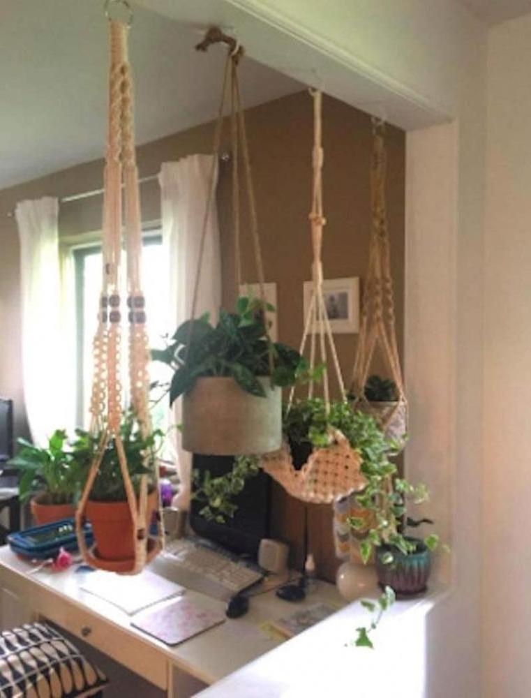 Macrame Plant Hangers Indoor Outdoor Hanging for Home Decoration