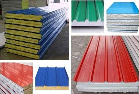 EPS Sandwich Panels/Rock Wool Sandwich Panels/PIR PU materials roof wall panel from JINTAILONG company