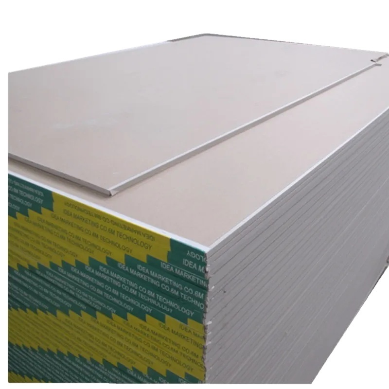 Fireproof Gypsum Board For Partition Wall / Ceiling gypsum board price for Canada market ASTM 1178M certificate