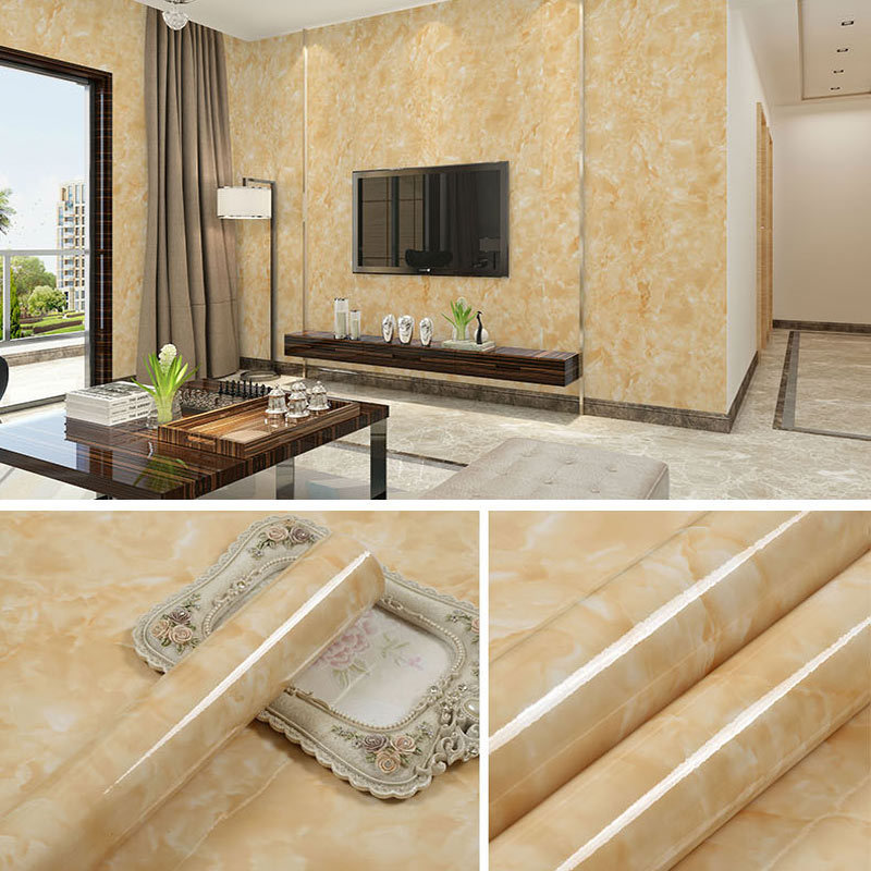 Marble wallpaper pvc adhesive vinyl waterproof contact paper Pvc Wallpaper Waterproof 3D Wall Paper For Kitchen