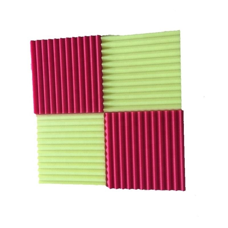 Hot Selling Polychromatic Foam Noise Cancelling 3D Decorative Sound Proof Acoustic Wall Panels