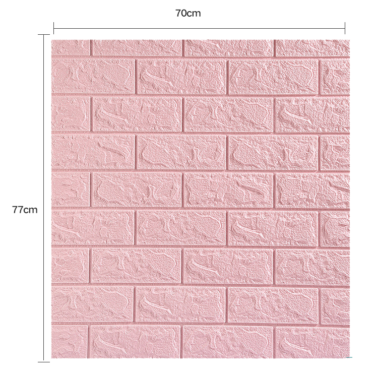 soundproof 77*70cm 3d brick wallpaper thicken pe xpe foam  wall sticker internal decorative wall panel