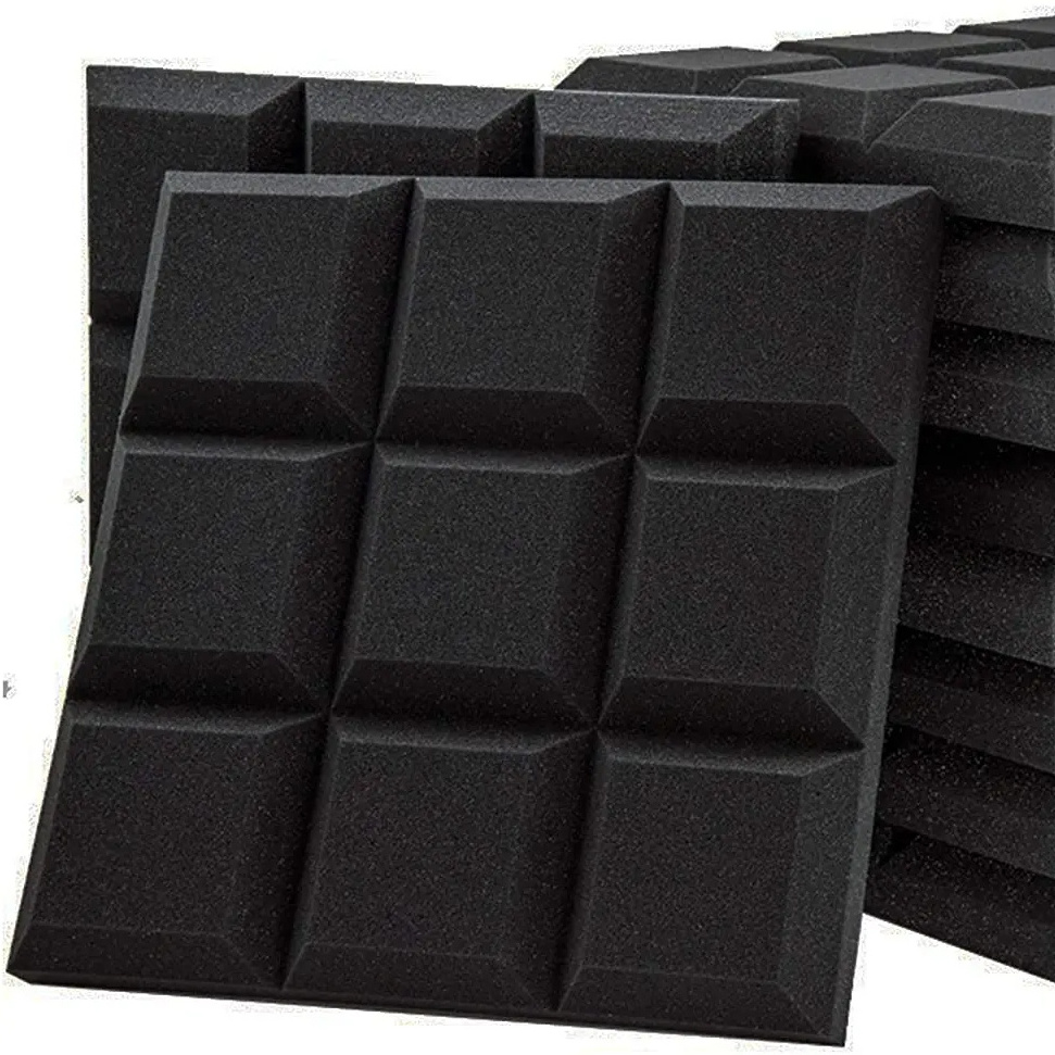 hot sales  wholesale sound proof absorbing studio acoust panel wall white acoustic foam rubber panels