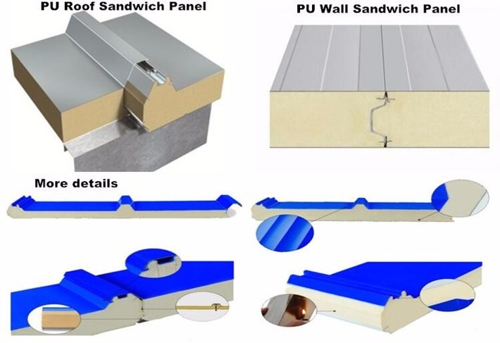 EPS Sandwich Panels/Rock Wool Sandwich Panels/PIR PU materials roof wall panel from JINTAILONG company