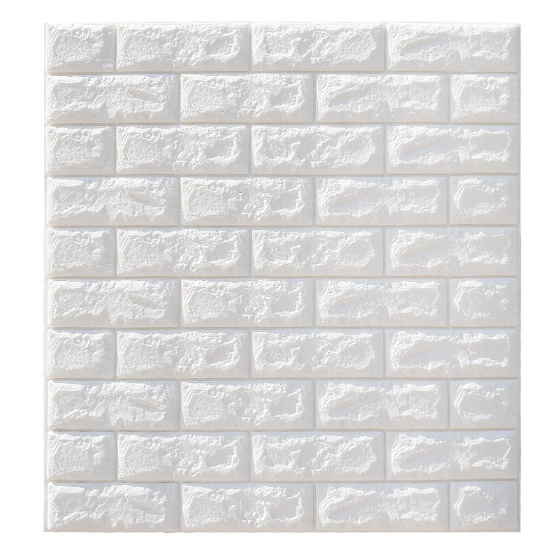 PE Wall Panels 3d Brick Wallpaper self adhesive 3d Foam Wall Stickers for Home Decoration