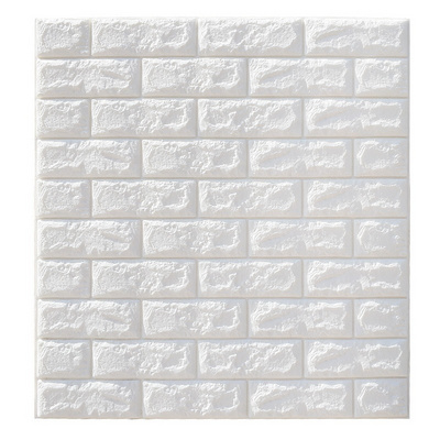 PE Wall Panels 3d Brick Wallpaper self adhesive 3d Foam Wall Stickers for Home Decoration