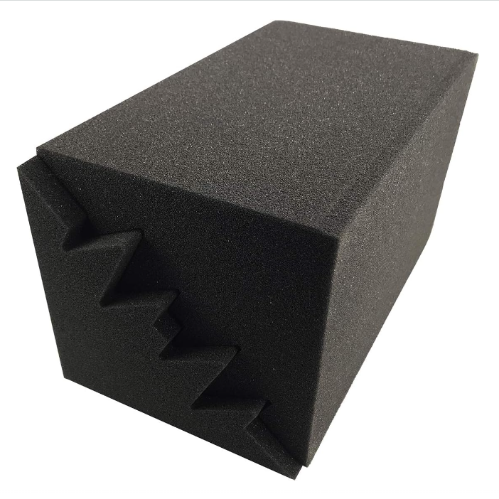 Acoustic Foam Bass Trap Studio Foam Soundproof Padding Wall Panels Corner Block Finish for Studios Home and Theater KTV