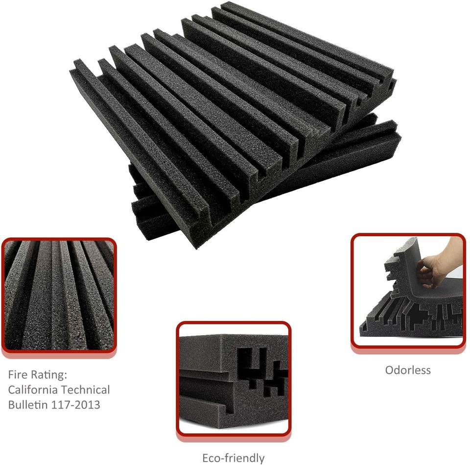 Board Wood Slats Acoustic Panels Felt Slatted Sound-absorbing Modern Akupanel Interior Decorative Ceiling Wall Black