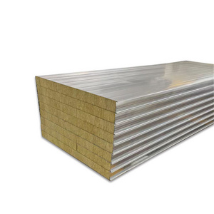 50mm density rock wool pu sandwich panel roof wall exterior sandwich board for heat thermal insulations materials