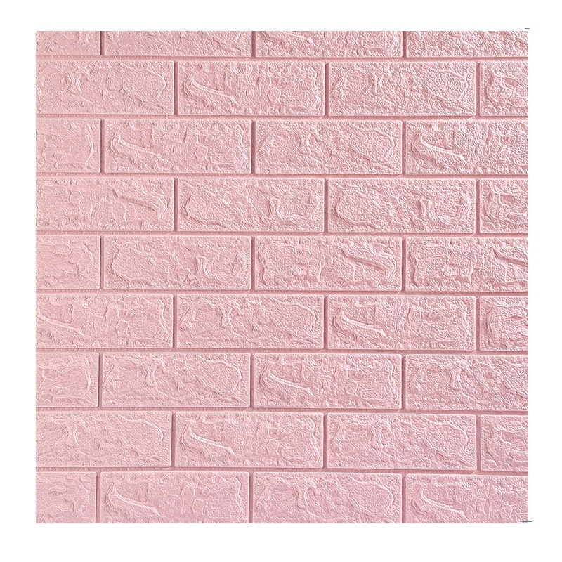 PE Wall Panels 3d Brick Wallpaper self adhesive 3d Foam Wall Stickers for Home Decoration