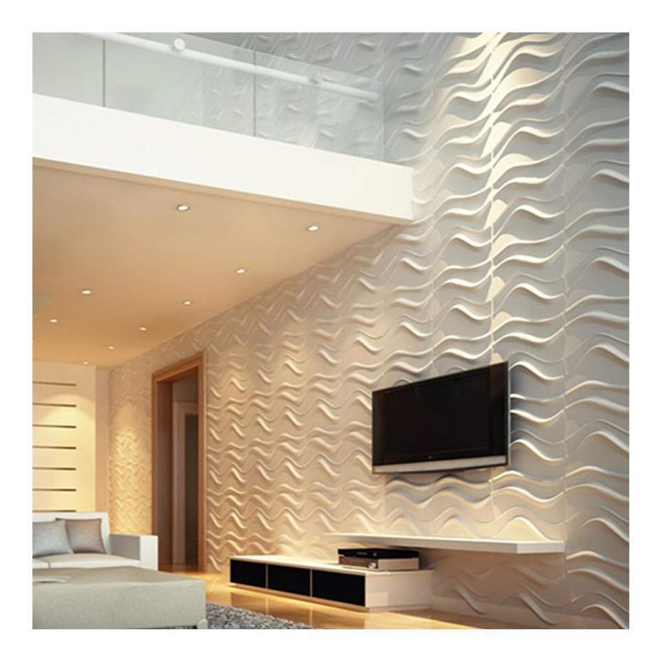 Indoor Modern Waterproof Interior Wall Panel Pvc Brick 3d Wallpapers for Walls Home Decoration Geometric 3D Model Design 5 Years